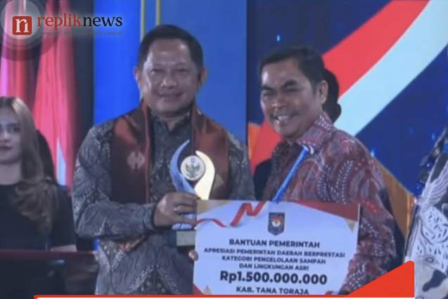 Dibawa Kepemimpinan Zadrak Tombeg, Tana Toraja Raih Peringkat Kedua Pengelolaan Sampah Terbaik se-Sulawesi