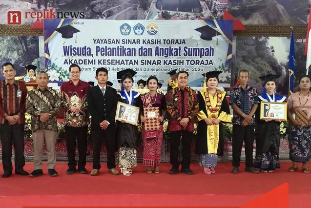 Akkes Sinar Kasih Toraja Wisuda 108 Mahasiswa, Diharap Terus Kembangkan Skill dan Inovasi