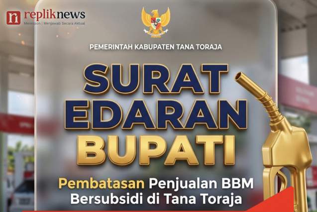 Catat! Tana Toraja Berlakukan Sistem Ganjil-Genap dan Pembatasan Pembelian BBM Mulai 19 Oktober