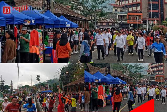 Masyarakat Antusias Ikuti Car Free Day Perdana di Plaza Kolam Makale