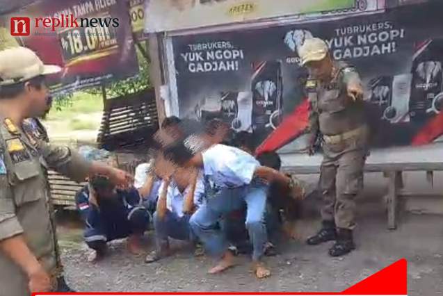 Begini Cara Satpol PP Tana Toraja Saat Temukan Pelajar Bolos Sekolah